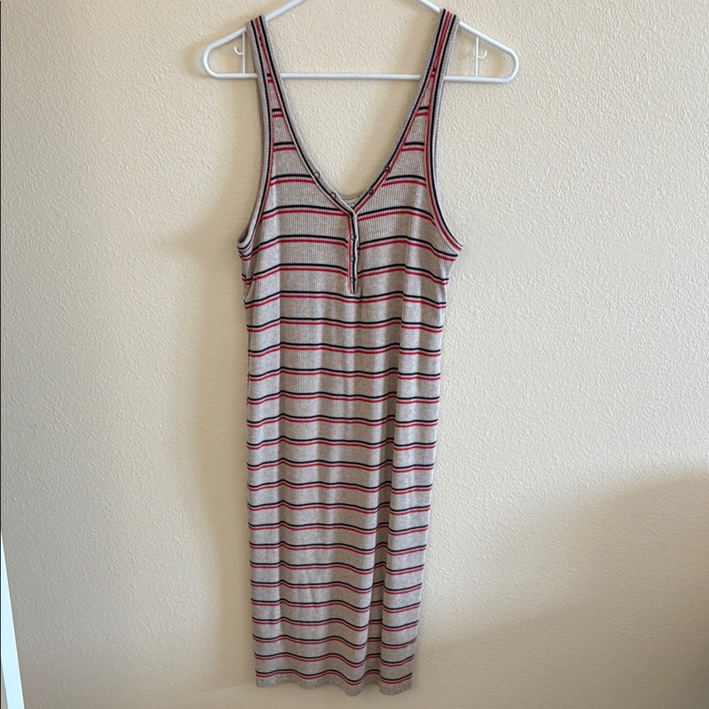 LUSH Striped Sleeveless Dress